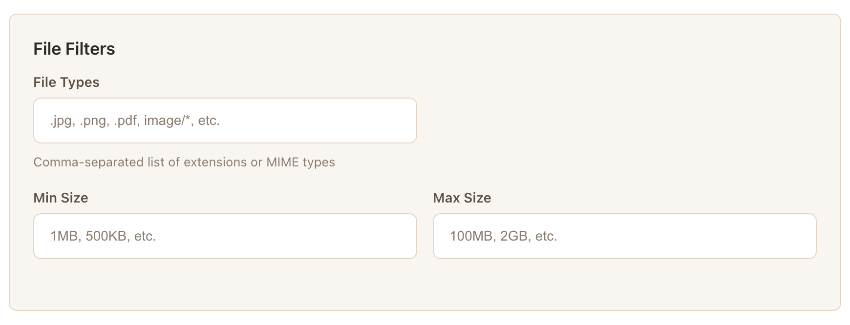 Pattern matching search demo